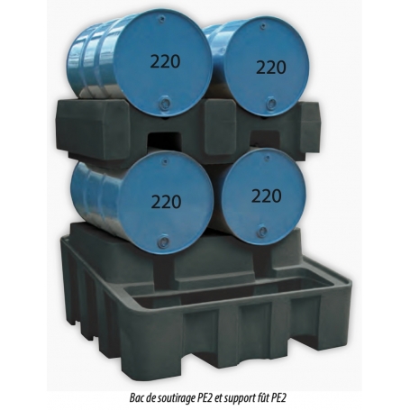 BACS DE SOUTIRAGE DES FUTS