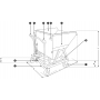 BENNE BASCULANTE EN ACIER - 400 LITRES