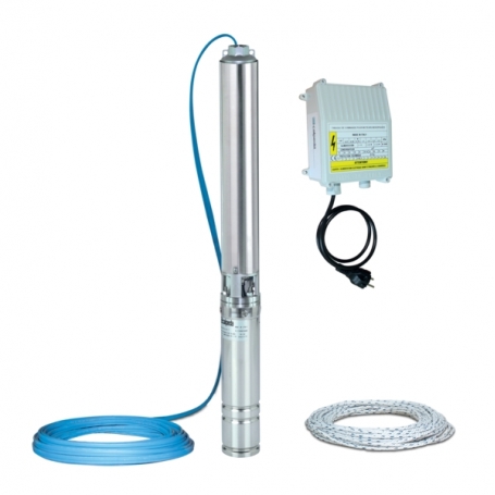 Kit Pompe 4“ immergée inox équipée