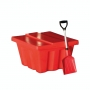 COFFRE ROUGE POUR SEL / ABSORBANT / SABLE