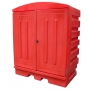 CONTENEUR DE RETENTION EN PE ROUGE 280 LITRES