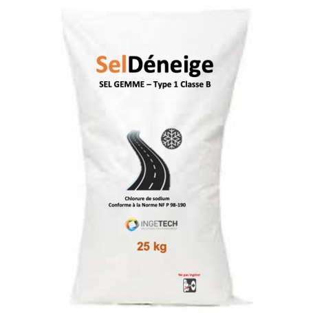 Sel de déneigement Seko - Sac 1 kg de Sel de déneigement 1167479