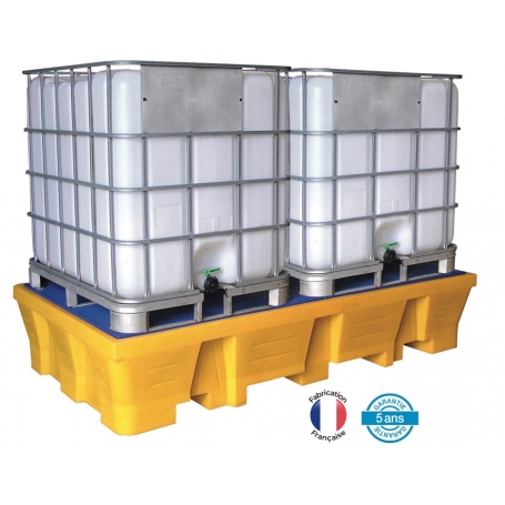 BAC DE RETENTION 1050 LITRES MULTI-CONTENEURS