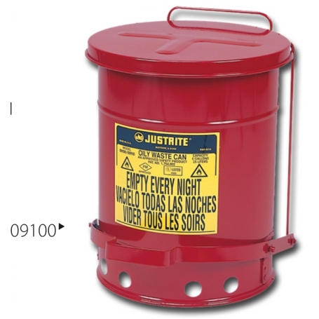 POUBELLES ANTIFEU À PÉDALE