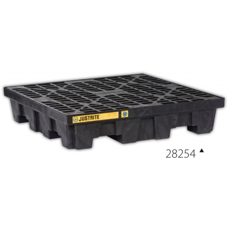 PALETTE DE RÉTENTION pour 4 FÛTS (en carré)